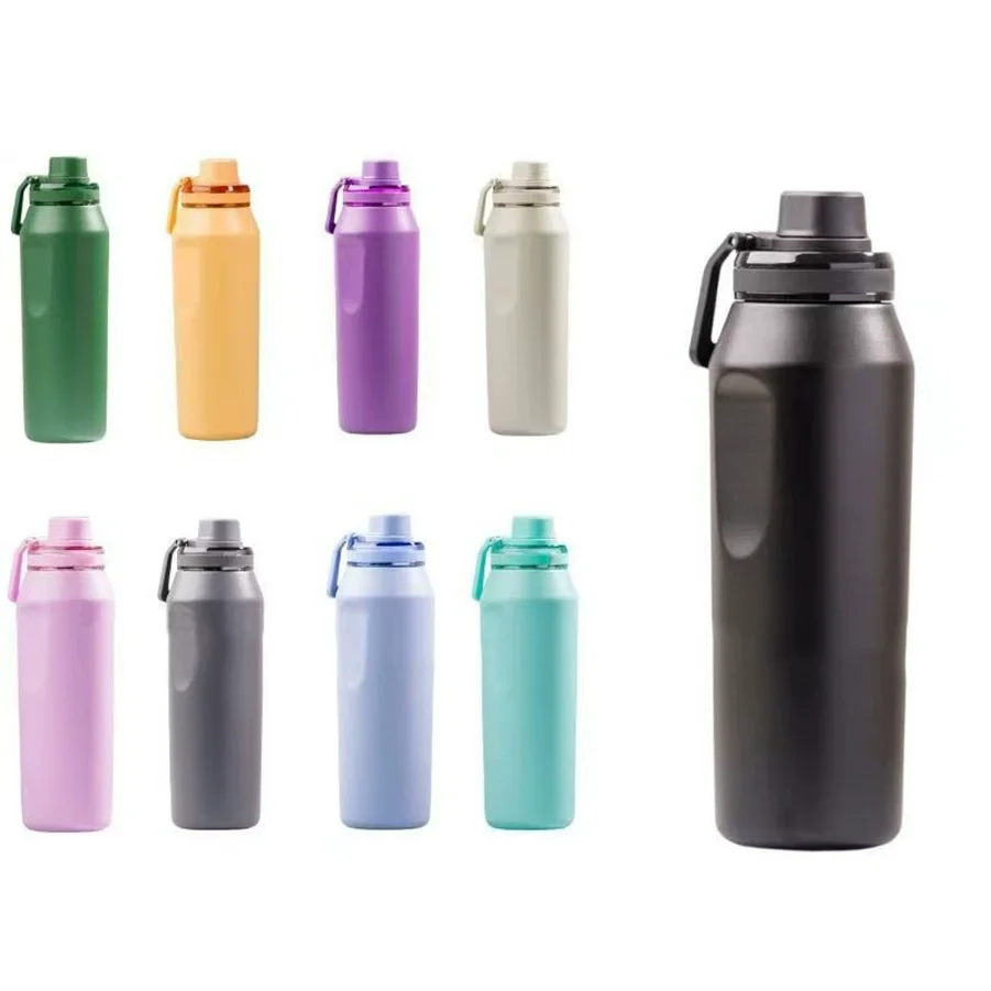 

750ml Water Cup Sports Bottle Water Bottle Stainless Titanium Vacuum Portable Leakproof Outdoor Cup Birthday Gift