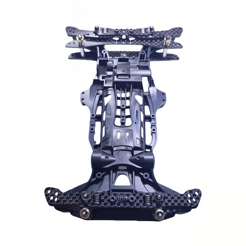 Carbon Fiber Upper And Lower Faucet Set Homemade Jiepin Buffer Independent Spring Anti Hanging Brake Non-Cutting Belt Chassis AR