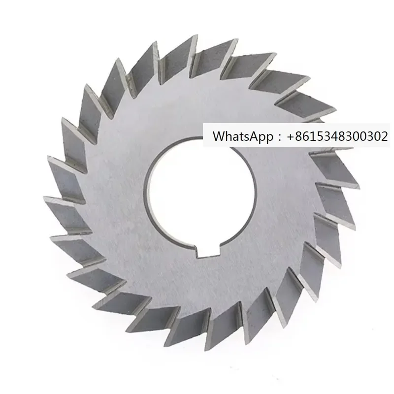 High Speed Steel Cutter Tools Double Angle Milling Cutter HSS Diameter 75-90 Degree