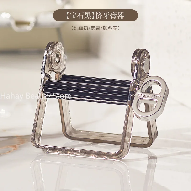 Mini Lazy Toothpaste Dispenser Tube Squeezer Bathroom Metal Squeezer Tool Hair Color Dye Cosmetic Paint Squeezer Tube Tightener