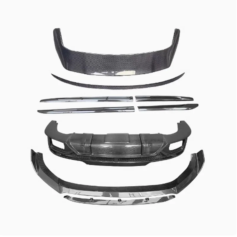 High Quality Carbon Fiber Body Kit Fit Q5L Sportback, Front Lip, Rear Diffuser, Spoiler & Side Skirts