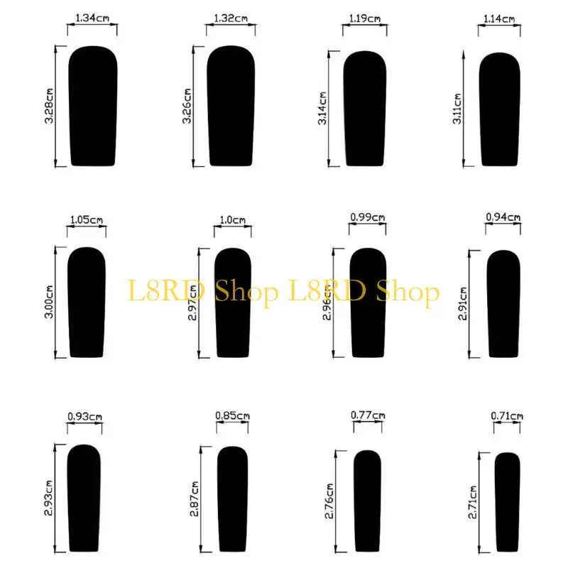 L8rd Cats Eye Press on child, luccichi chiodo falso per unghie falsa falsa unghie acrilica