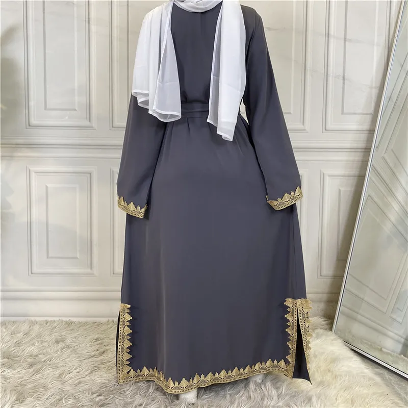 Fashion Open Abayas Muslim Women Cardigan Maxi Dress Embroidery Kimono Eid Mubarak Arab Robe Islam Dubai Turkey Abayas Caftan