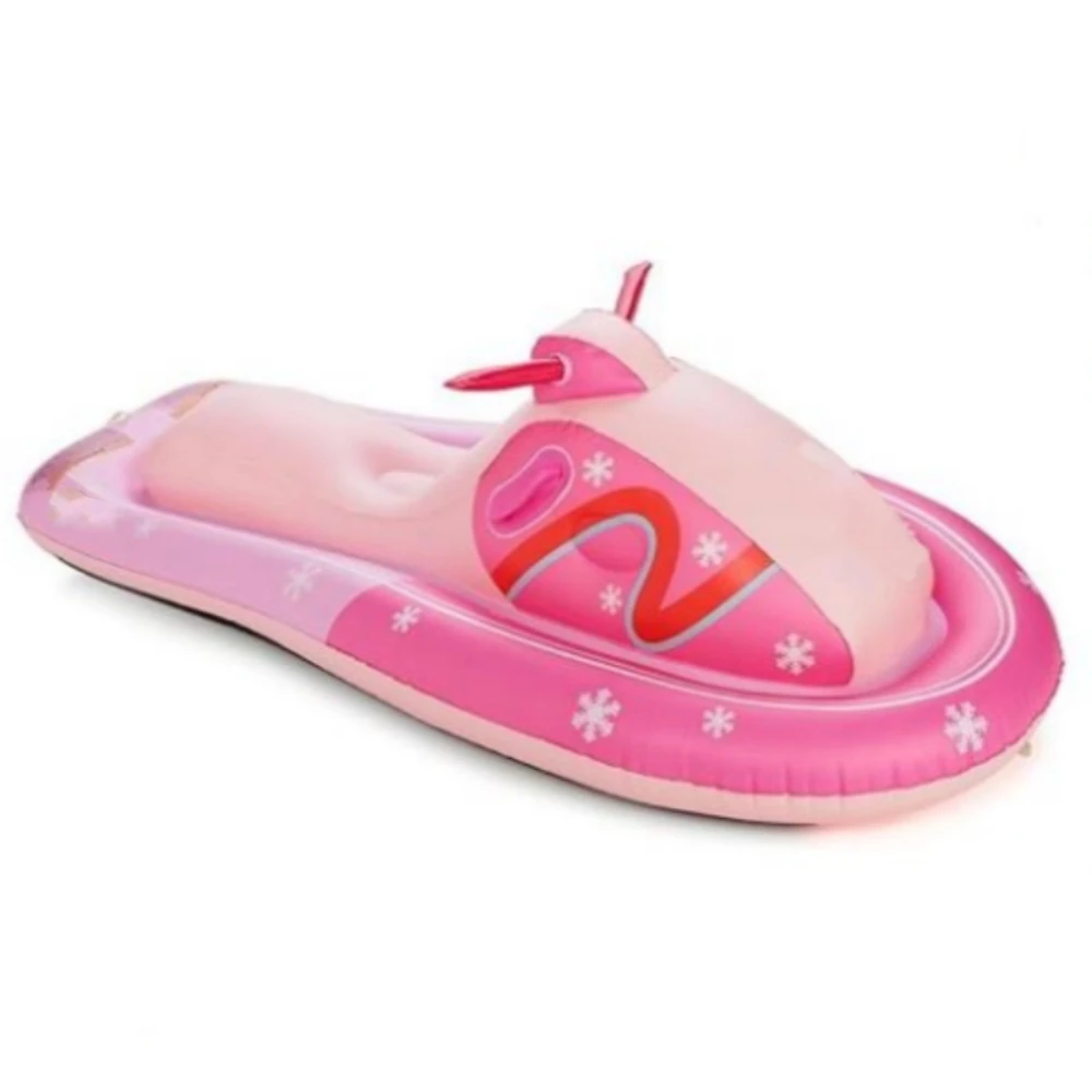 

Зимняя горячая распродажа: Уникальный дизайн, надувной снегоход-снегоходная лодка розового цвета, утолщенные уличные унисекс-сани для активного отдыха