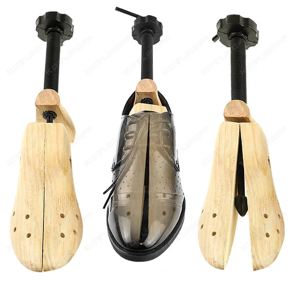 

Wooden Shoe Stretcher Shoes Tree Shaper Rack Pine Wood Shoe Tree Adjustable Flats Pumps Boots Expander Trees For Man Women 1 PCS