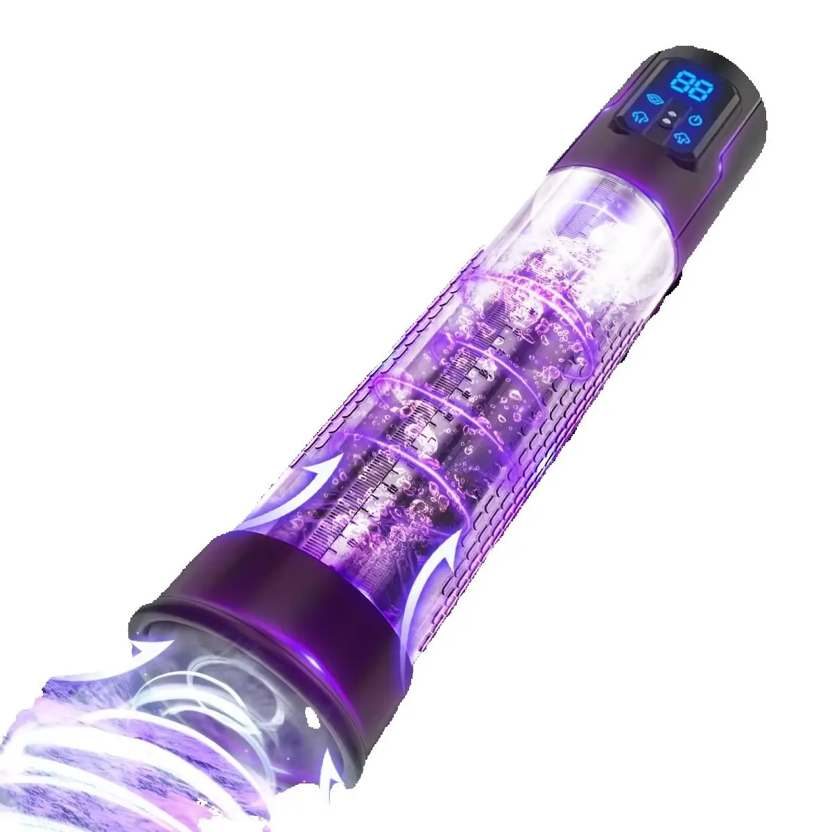Electric Penis Pump Male Sex Toys IPX7 Waterproof Air Water Vacuum Pumps with 4 Training Pressure and 3 Suction Modes For Men18+