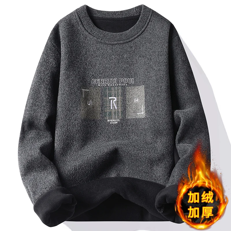 2024 new arrival winter Round neck sweater high quality sweater men autumn men's fashion wool Pullover sweaters Casual coat