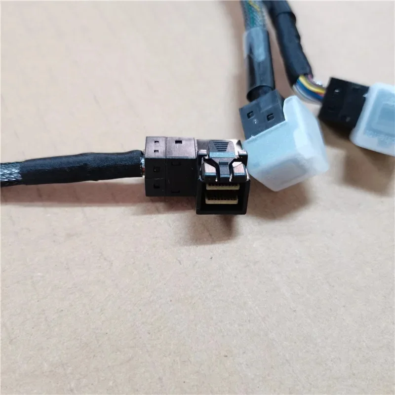 N+ Brand New SAS AB to BP_AB SFF-8643 Cable 0FN39J for Dell DSS1500 R430 Server, Check PN Before Order