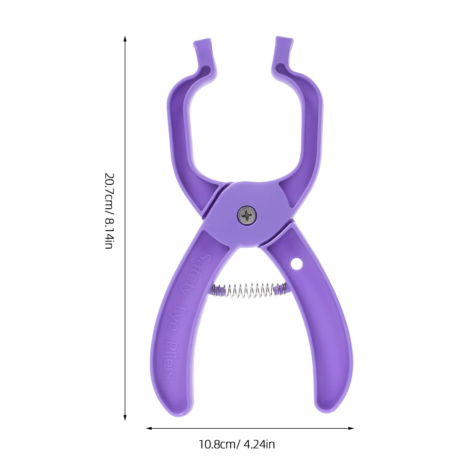 كماشة مريحة للعين آمنة باللون الأرجواني لملحقات الحيوانات المحشوة من الكروشيه أميجورومي، مرفق آمن لتحديد المواقع بدقة #3