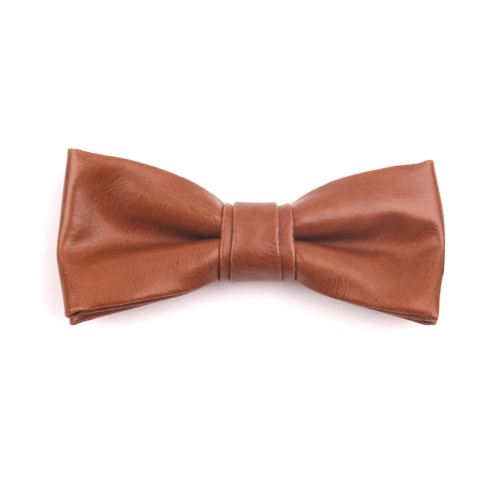 بسيطة بلون بو الجلود ربطة القوس فيونكة لينة محكم الرجال ربطة العنق Bowknot الإبداعية الرجعية قميص ربطة عنق