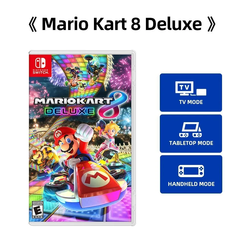 Nintendo Switch Game Deals Mario Kart 8 Deluxe Support 13 Languages TV Tabletop Handheld for Switch OLED Lite Console