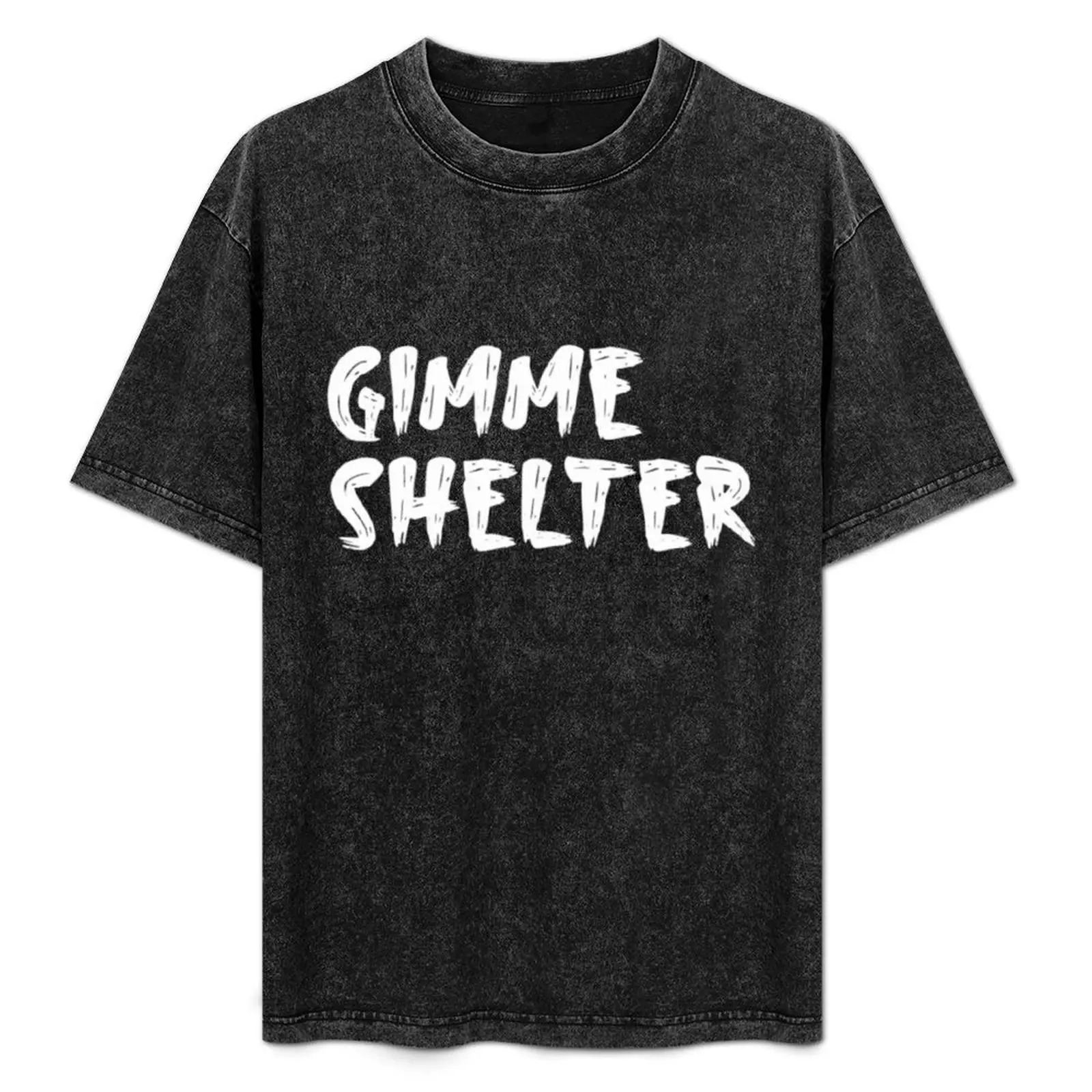 

Gimme shelter Fan T-Shirt Casual All Match Tee Shirt for Men