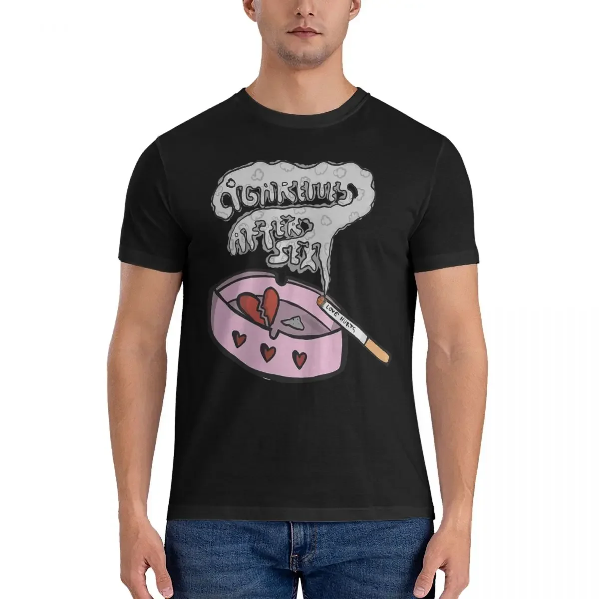 Cigarettes After Sex T-Shirt for Men Ariel Pink Awesome Cotton Tee Shirt O Neck Short Sleeve T Shirts Gift Idea Tops