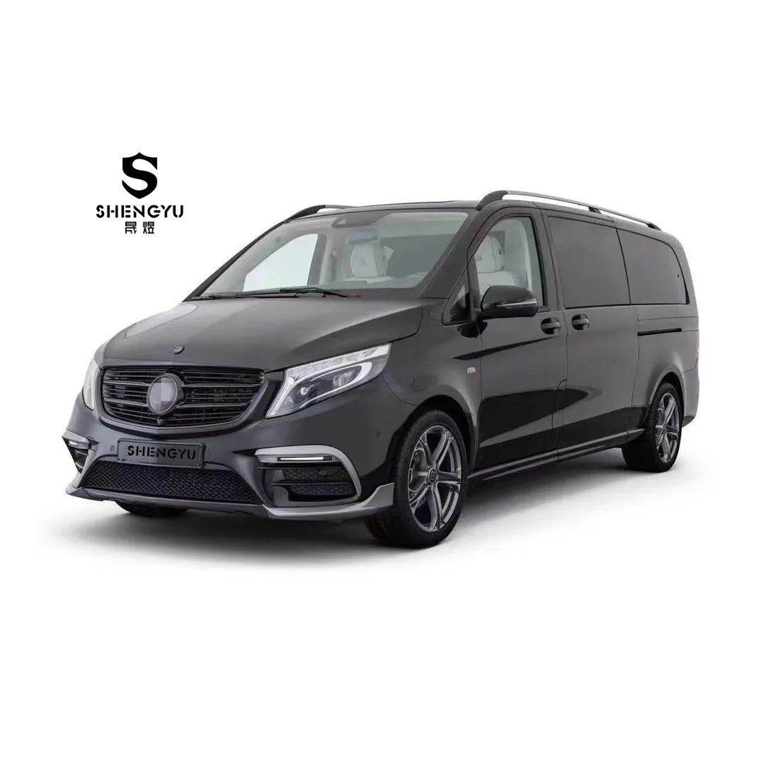 

Auto Body System for Mercedes-Benz Vito W447 2016-2022 Upgrade to Sport Include Front and Rear Bumper Assembly with Grille