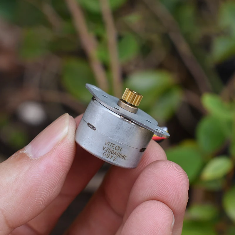 1 قطعة مايكرو 2-Phase 4-Wire خطوة المحرك صغير 20 مللي متر محرك متدرج مستدير 15 درجة 15 الأسنان النحاس والعتاد لتقوم بها بنفسك طابعة