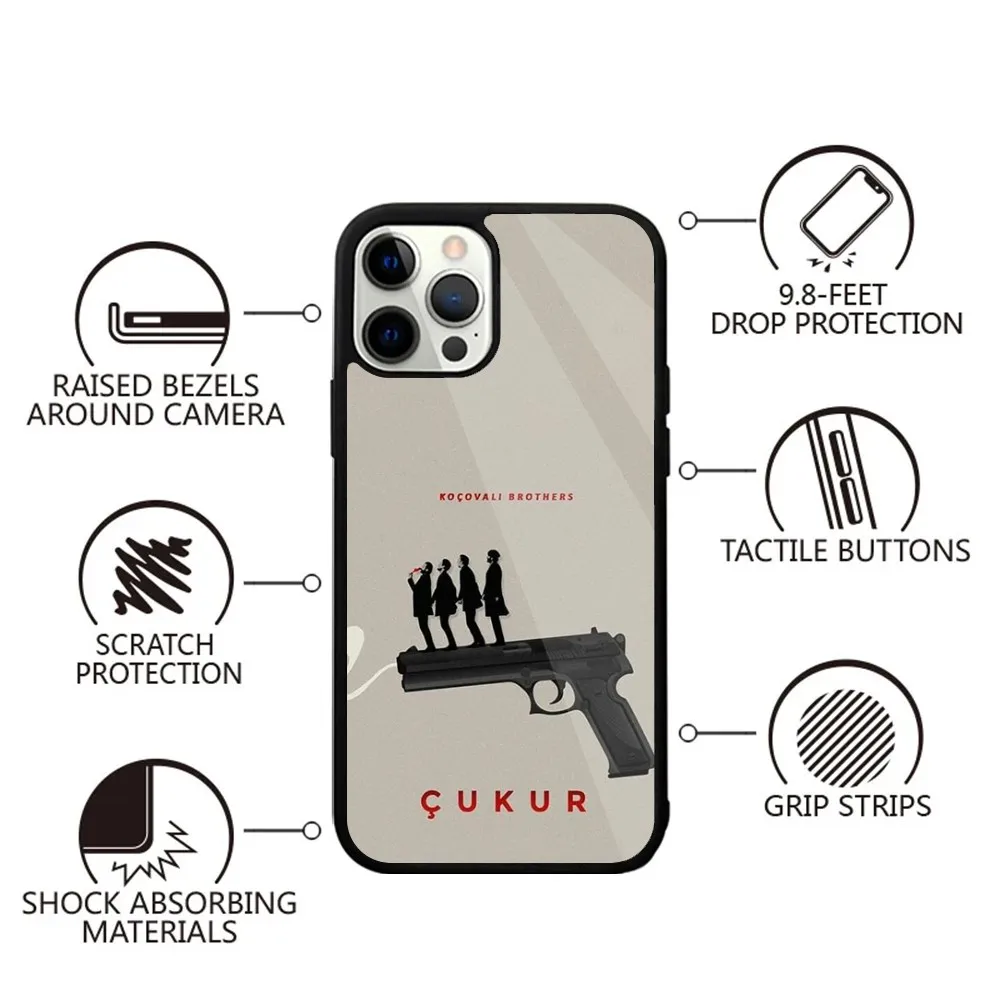 TV C-Cukur Phone Case For iPhone 16,15,14,13,12,11,Plus,Pro,Max,Mini Magsafe Magnetic Wireless Charging