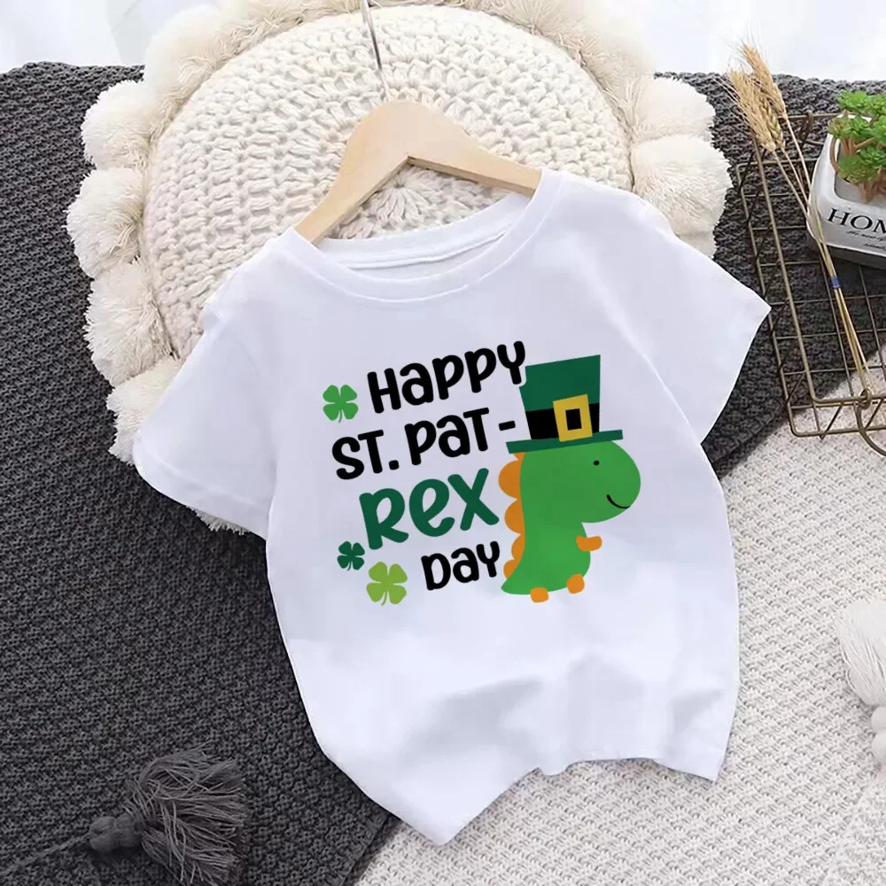 St. Patrick's Day Mr. Lucky Charm T-shirt for Kids Children's Fashion Toddler Outfits Gift Idea Boys And Girls Clothing