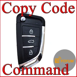 RF Car Key Universal Face to Face Copy Self Learning Fixed Code Self Copy Cloning Garage Door Remote Control