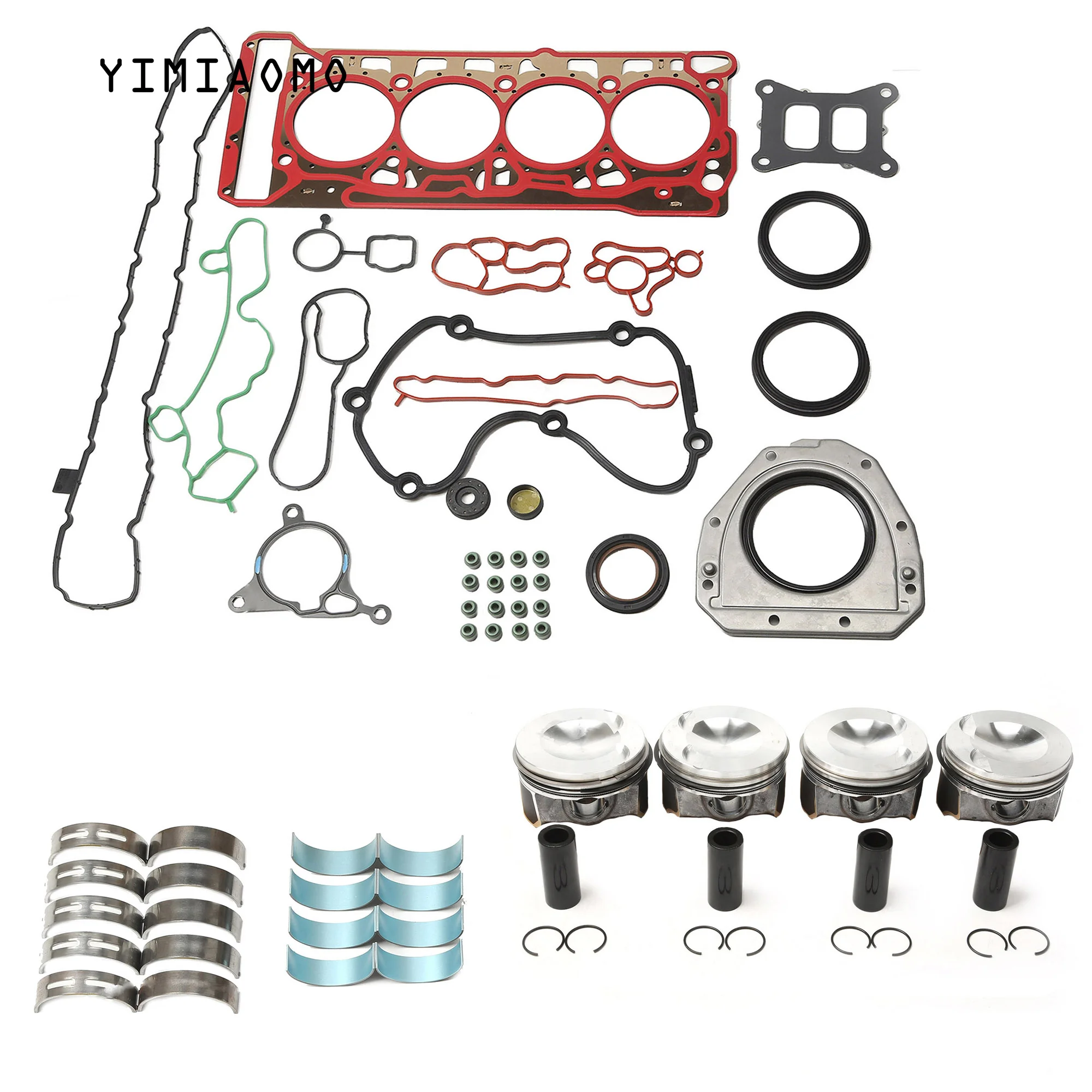 06K105561AC Engine Repair Package 3Pcs Kit For VW Passat Sharan Audi A3 A5 Sportback TT Skoda Octavia Seat Alhambra 06L107065AA