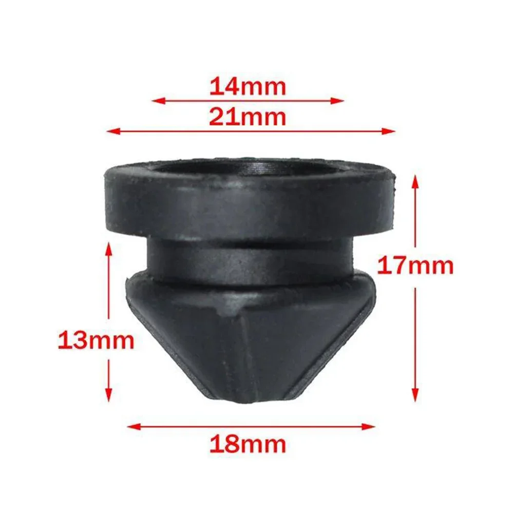 4Pcs Rubber Air Filter Housing Shell Grommet Engine Cover Buffer Bush 07C133588 07C133588P For A1 A3 Q3 For GOLF For PASSAT
