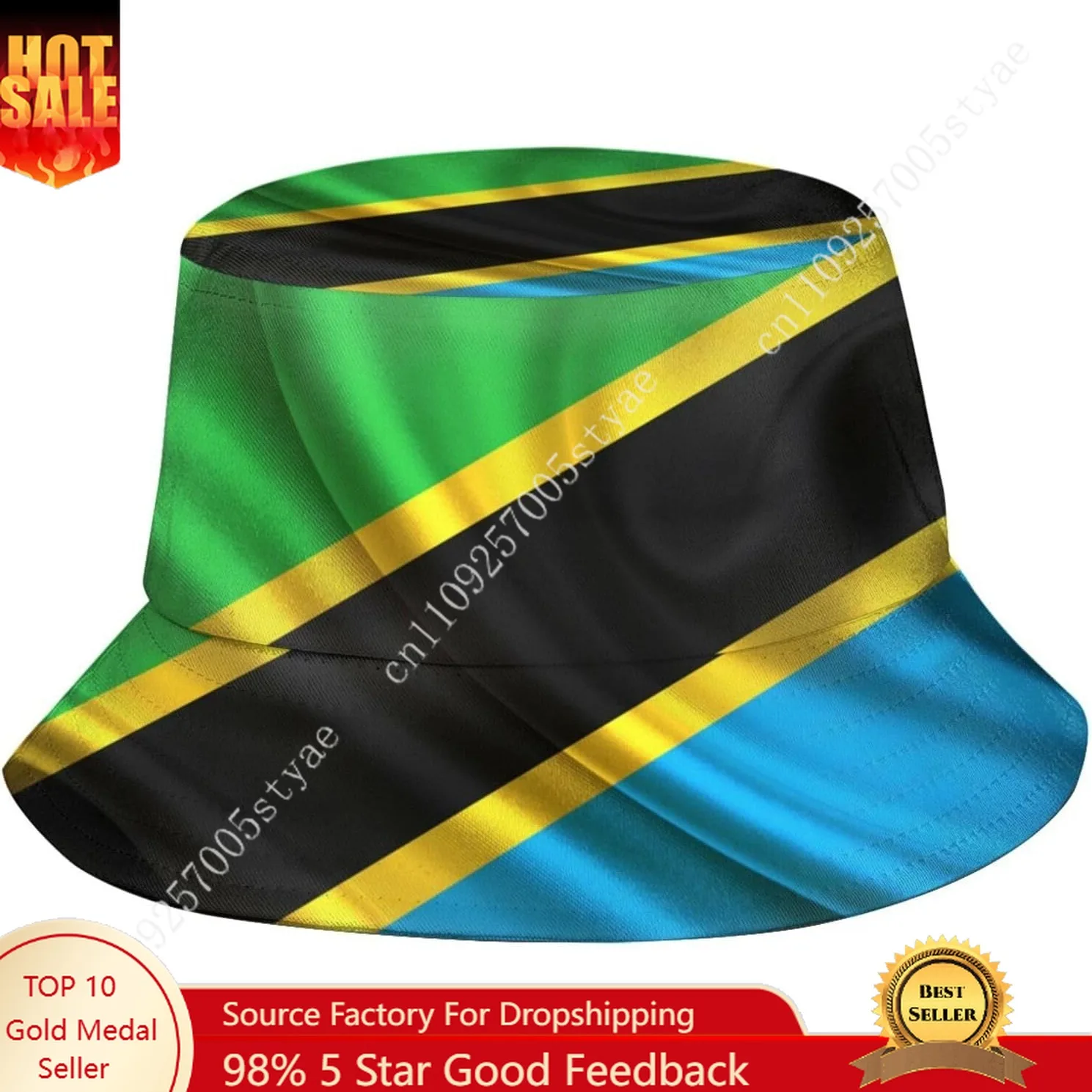 

Tanzania Flag Bucket Hat Men Women High Quality Outdoor Cap Fashion Fisherman Caps cool Fishing Hats Summer Beach Sun Hats