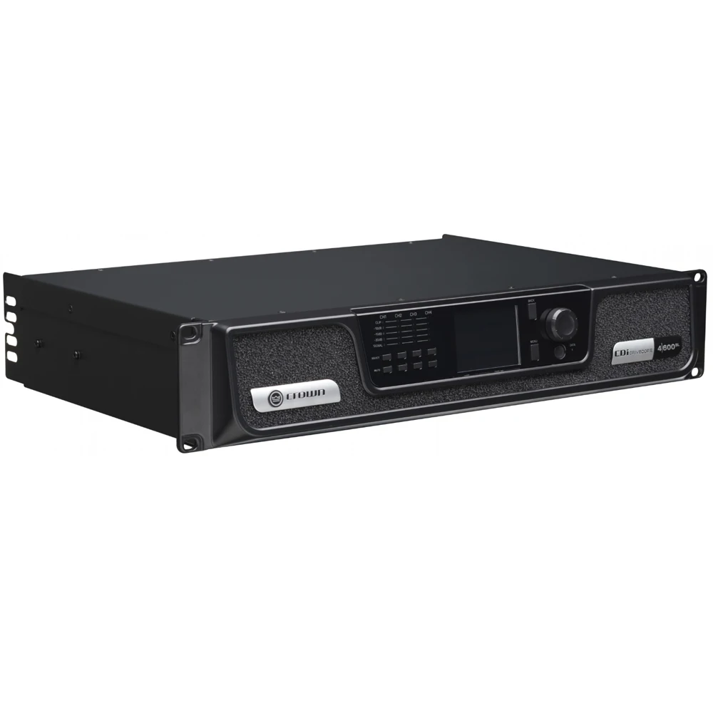 Crown CDi 4|600BL Power Amplifier with DriveCore, Network Control, Monitoring, Direct Drive 70V or 100V Output, BLU Link,and DSP