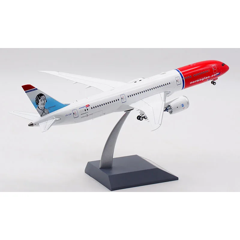 IF789DY1021 سبيكة تحصيل طائرة هدية تدفق 1:200 الهواء النرويجي "DreamLiner" بوينغ B787-9 دييكاست نموذج طائرة LN-LNP #3