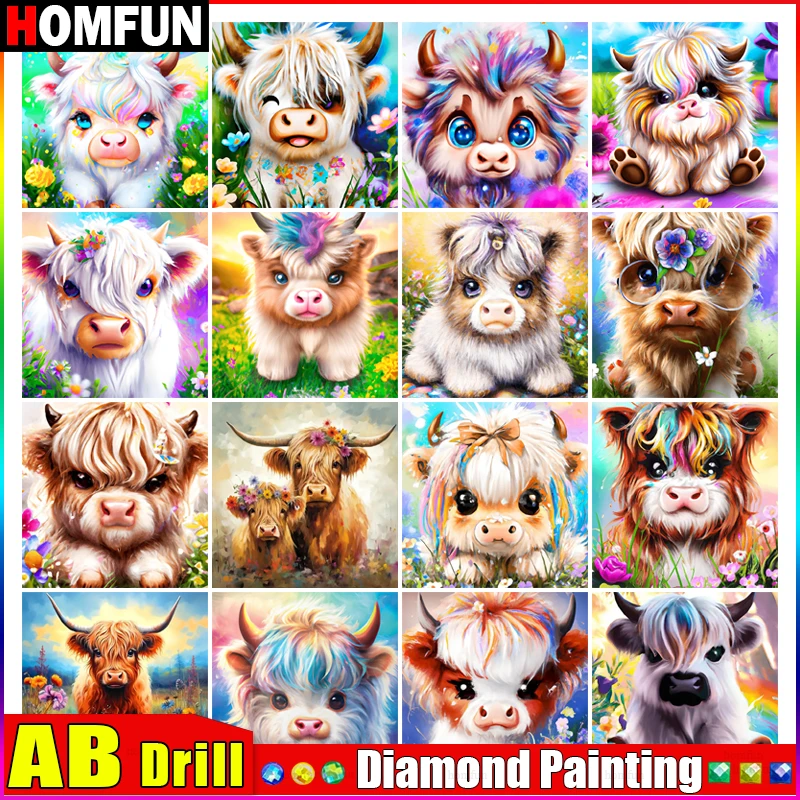 HOMFUN AB 5D Diamond Painting 