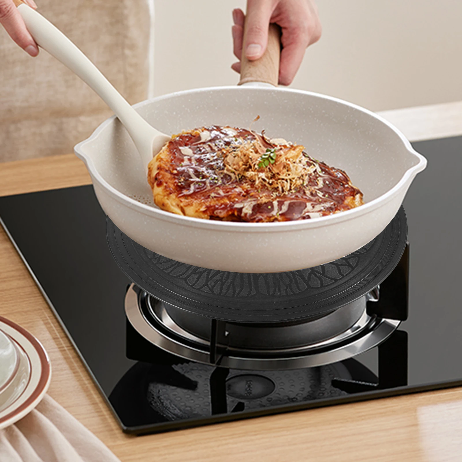 

Heat Diffuser Plate Aluminum Stove Thawing Tray For Gas Cooktop Kitchen Essential Fast Defrost Cooking Energy Saving