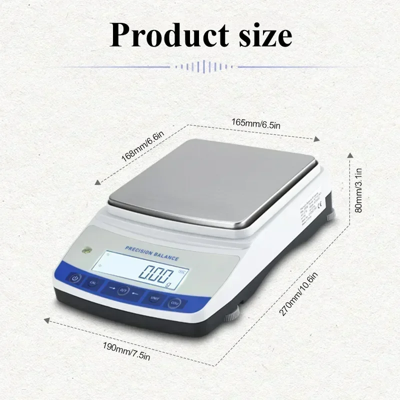 Series Laboratory Balance Digital Electronic Analytical  Electronic Scale 1kg 0.01g High Precision Lab Balances