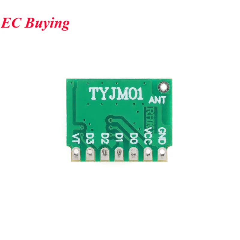 5Pcs/1pc 315MHz 433MHz Receiver Module Wireless Board PT2272 DIY Electronic ASK OOK TYJM01A-K PT2262 EV1527 SC5211 HS2240