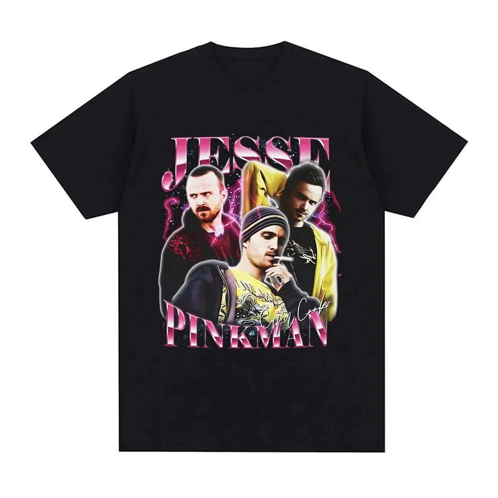 

Футболка с рисунком Breaking Bad Jesse Pinkman Heisenberg 2022, летняя мужская и женская одежда, повседневные футболки с короткими рукавами, уличная одежда