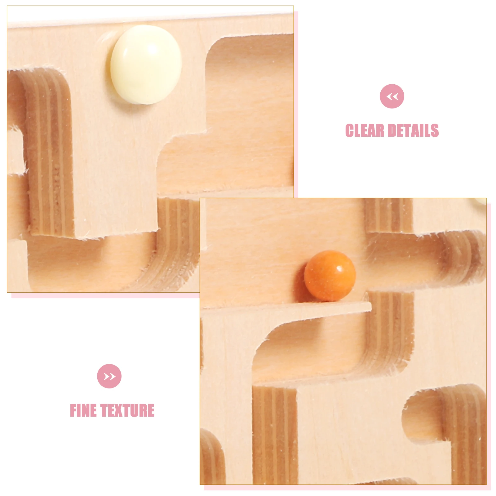 مضحك لغز المتاهة مجلس التوازن الخشبي تدريب الاطفال التعليمية اللعب المتاهة مجلس الخرز المحمول لعبة لعبة الخرز المحمول #6