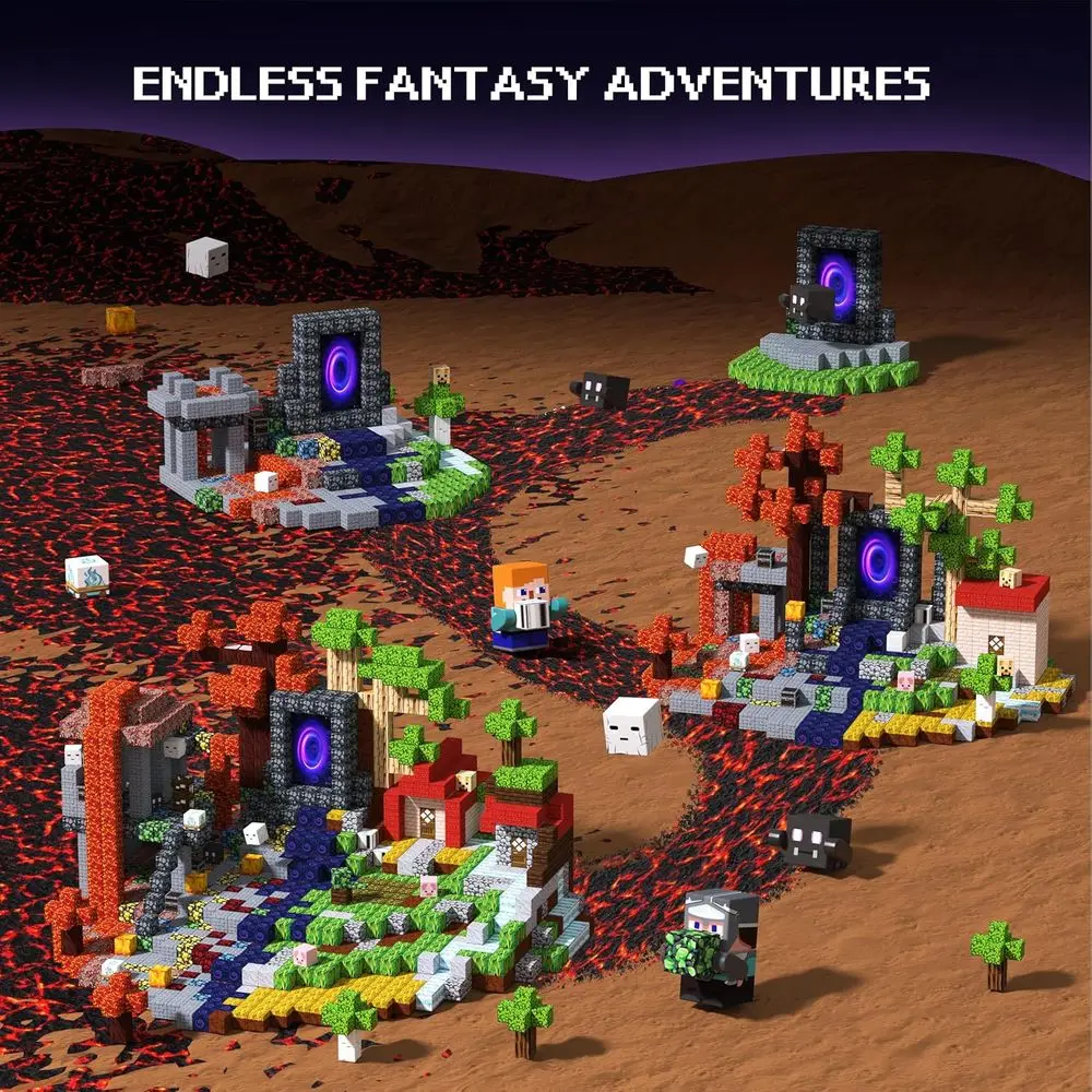 어린이용 200피스 자석 블록 세트, 3-12세, 생일, 크리스마스, 졸업 선물에 이상적