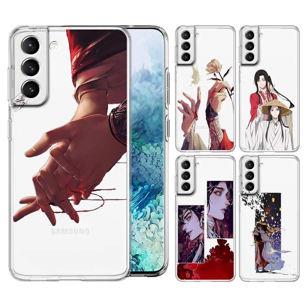 

Heaven Official's Blessing Phone Case For Samsung Galaxy S22 S21 S20 FE Ultra 5G S10 S10E S9 S8 Plus Note 10 20 Soft Clear Cover