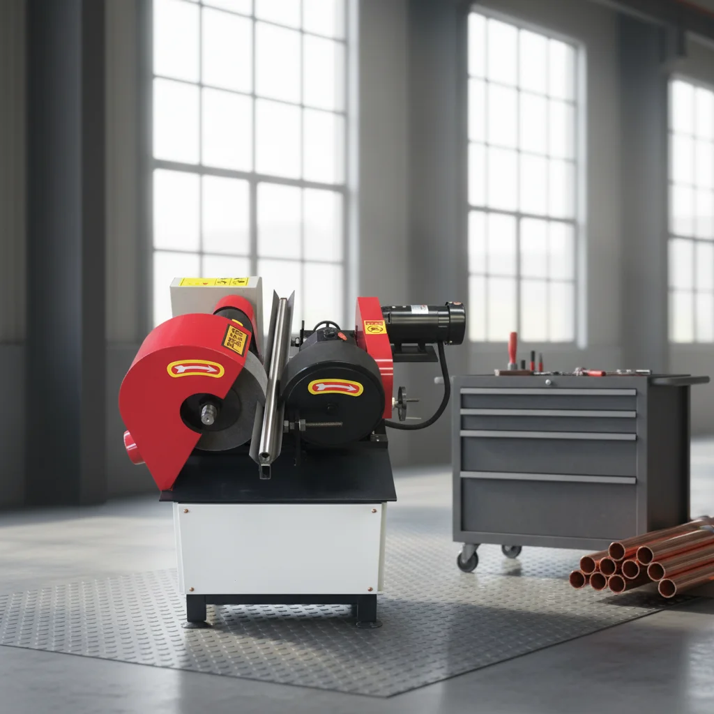 A New Generation of Automatic Stainless Steel Round Pipe Polishing Machine Centerless Grinder Gearbox Motor High Safety Level