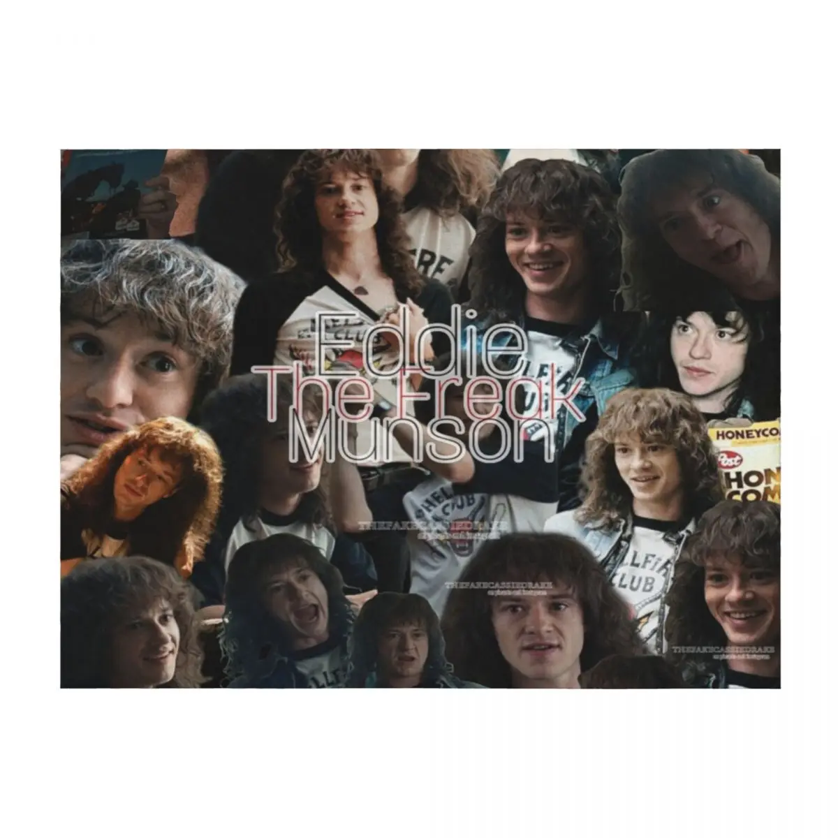 

joseph quinn collage Throw Blanket Large Soft Plush Plaid Summer Beddings Thin Blankets