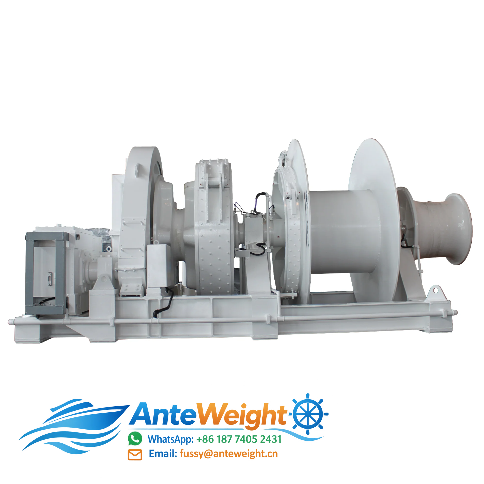 Hydraulic Electric Stainless Steel Rope Electromagnetic Brake Anchor Winch