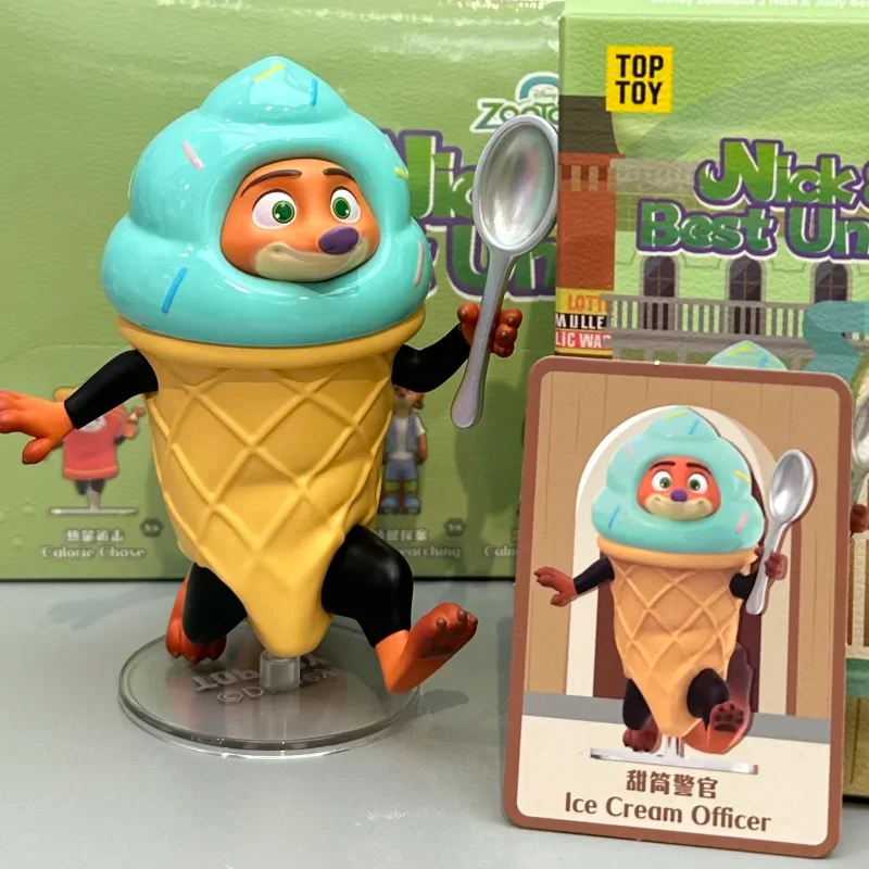 

Подлинная Zootopia Nick & Judy, лучшая серия Undercover, слепая коробка, украшение для рабочего стола, модные коллекционные фигурки, загадочная коробка, хит продаж