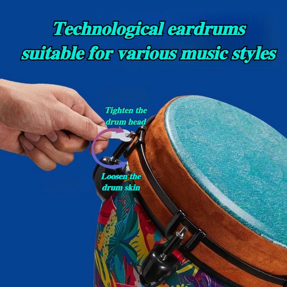 Grande tamburo africano da 10  - Musical Instrument Djembe recensione e prezzo