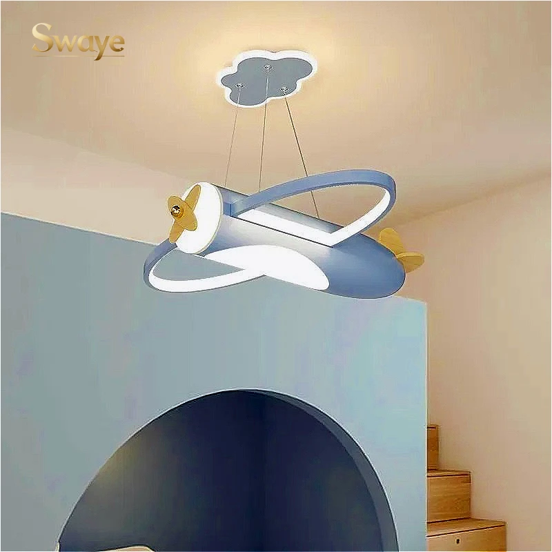 

Modern Cartoon Simplicity Children LED Ceiling Lamp Plane Acrylic Pendant Light Home Decoration Living Kids Bedroom Study Indoor