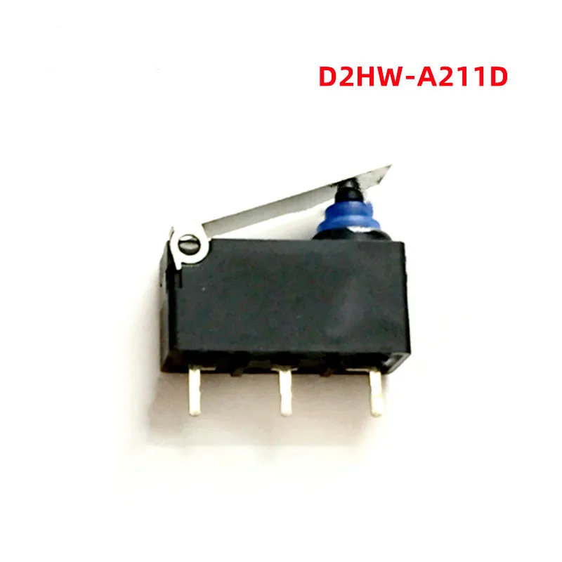 1PCS D2HW-A211D sealed waterproof dust button travel limit micro switch D2HW car door lock G303 3 feet With handle