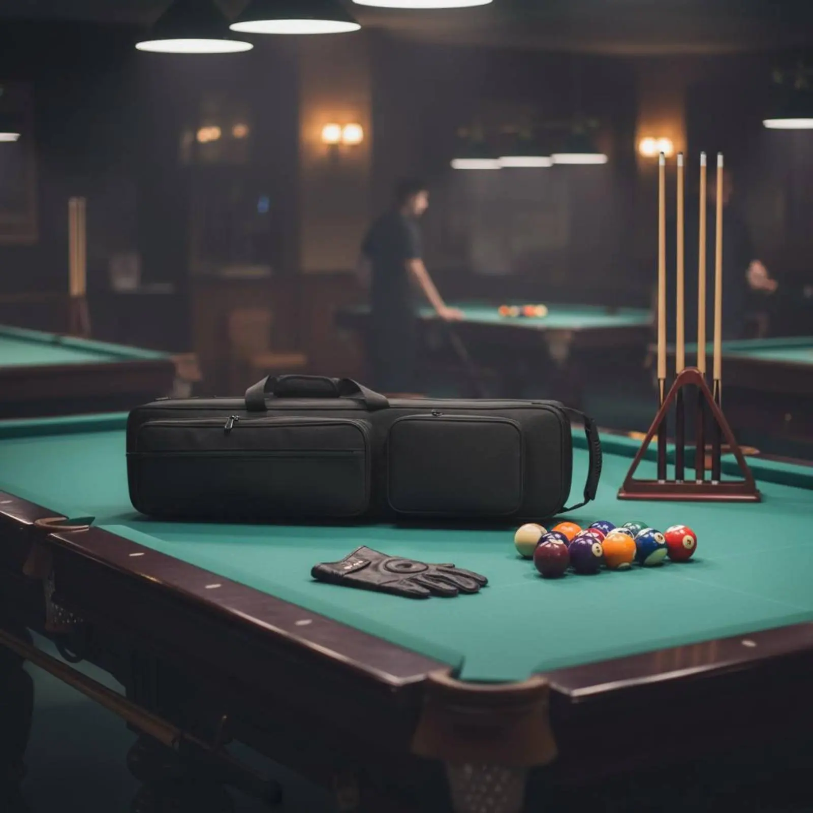 Billiard Cue Case Secure Closure Pool Cue Carrying Case Pool Stick Storage Bag Safeguarding Sports Brand Sports Gear