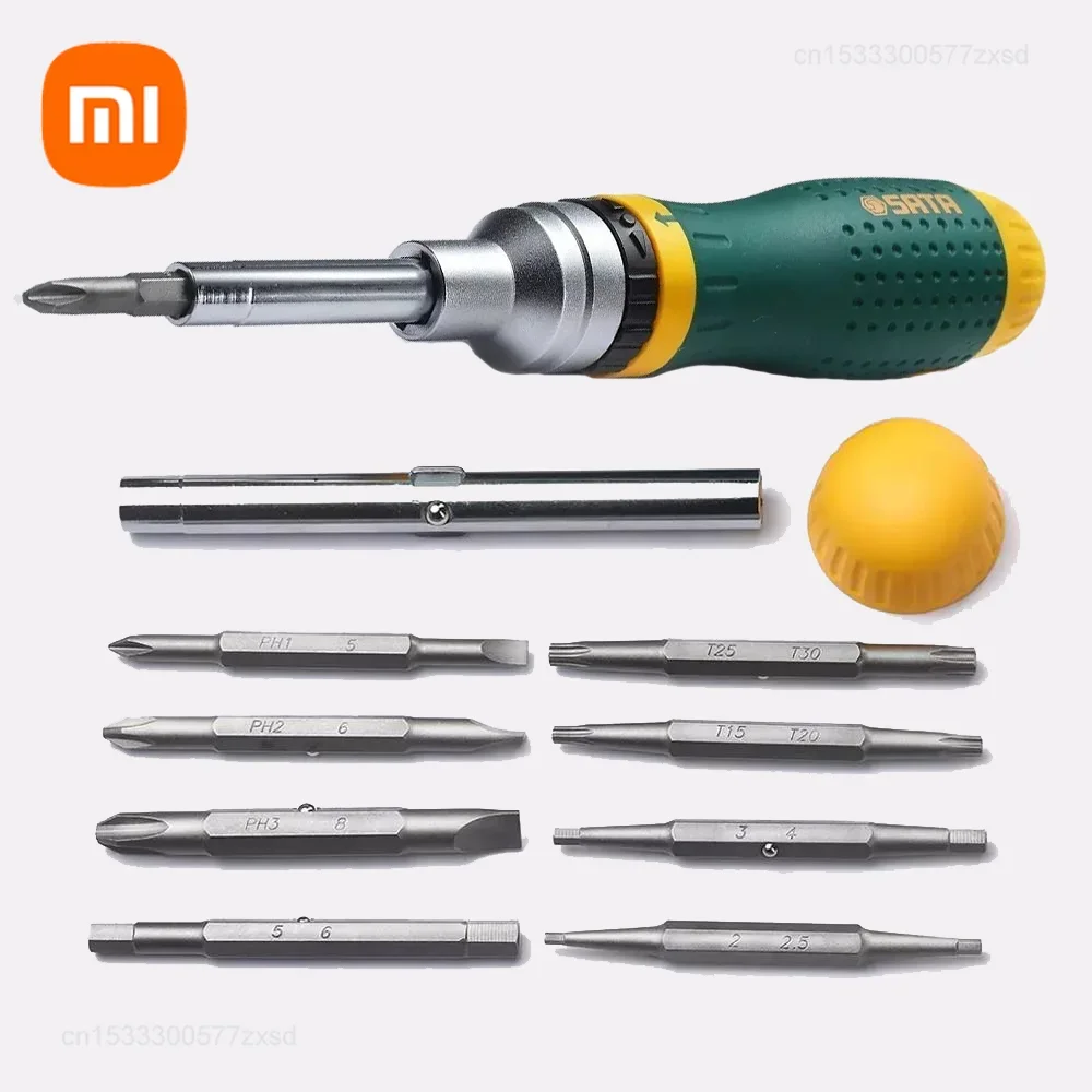 Xiaomi SATA 19in1 Precision Screwdriver Interchangable Ratchet Screwdriver Set Two-way Ratchet Screw Driver Tool Hand Tools