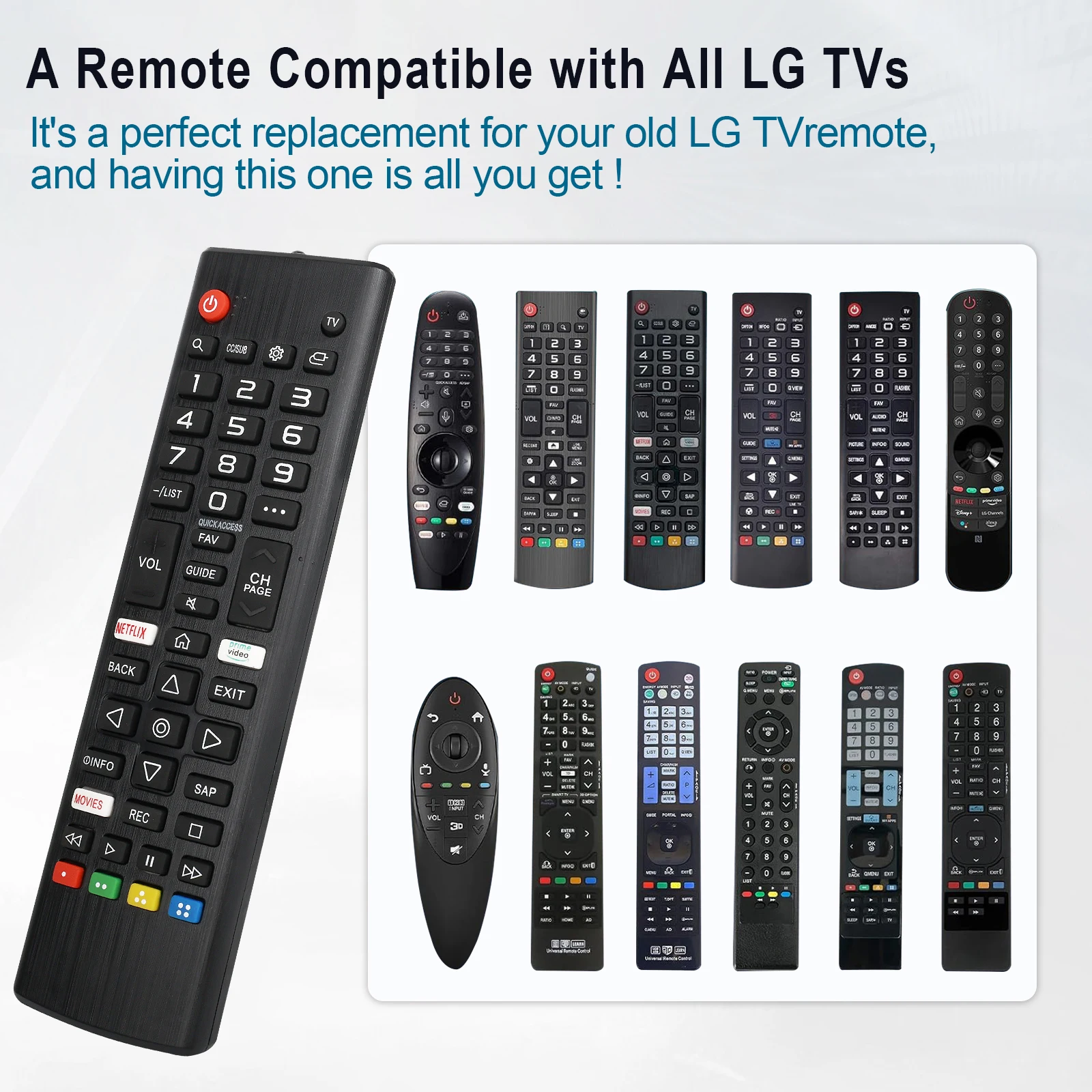 Tv Remote Control Akb 75675304   For Lg Smart Tvs Compatible with Tv Models 32Lm5620Bpua 32Lm570Bpua 32Lm620Bpua 32Lm630B