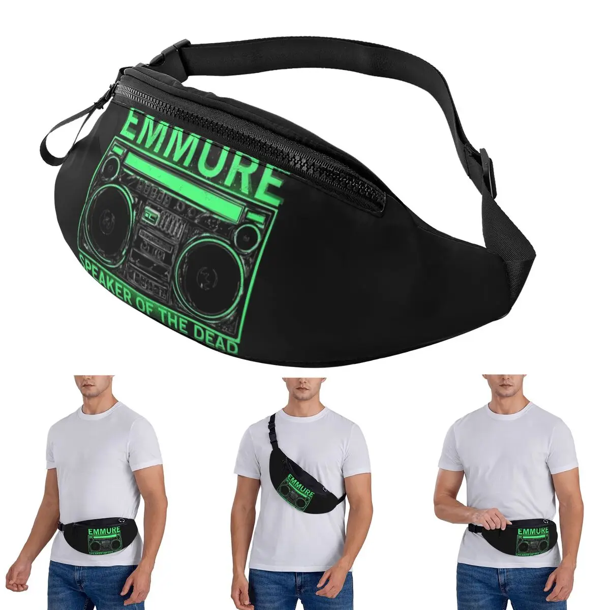 

Поясная сумка через плечо Emmure Speaker Of The Dead для мужчин и женщин, поясная сумка для путешествий, бега, денег, сумка для телефона