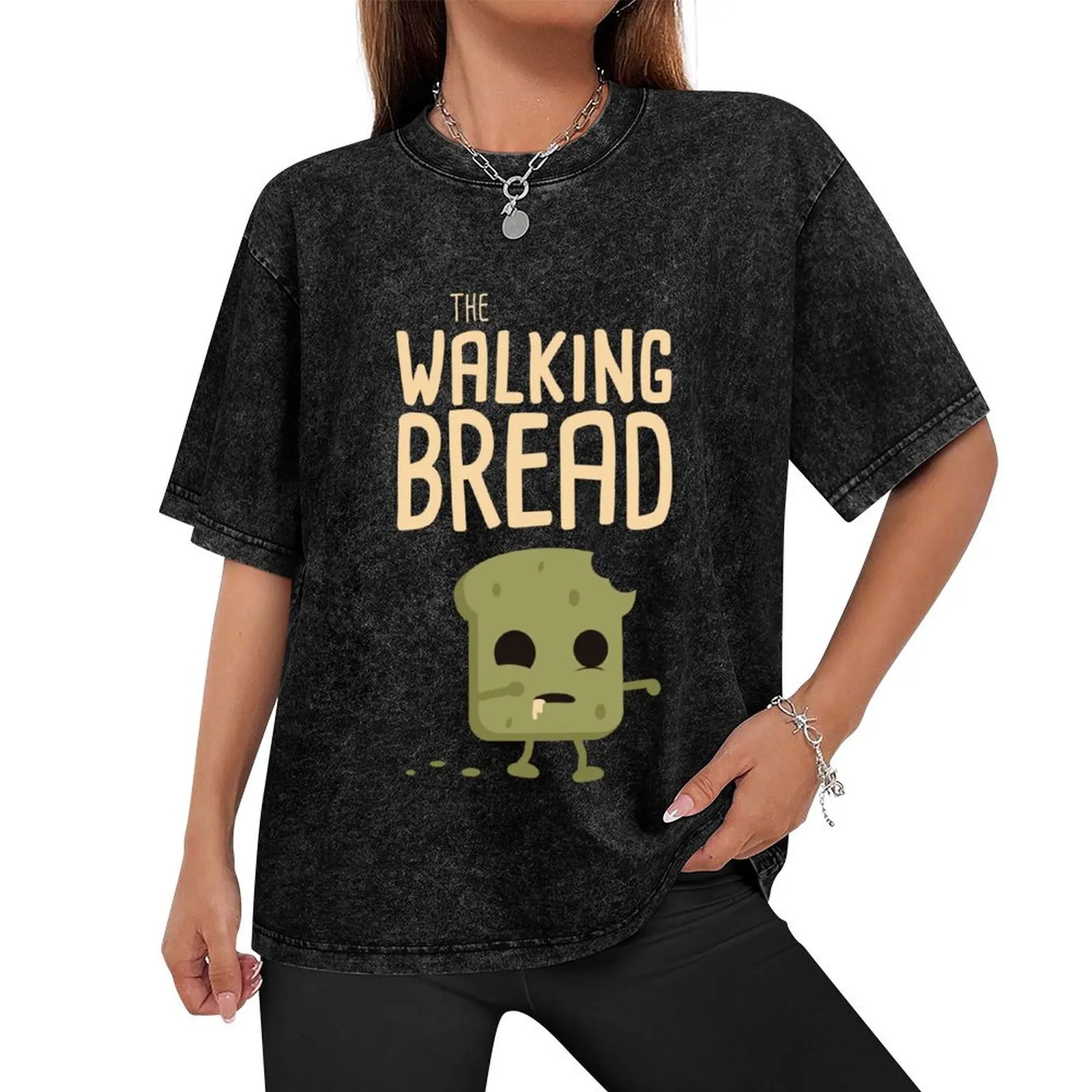 The Walking Bread T-Shirt aesthetic clothes blanks vintage essential t shirt black t-shirts for men