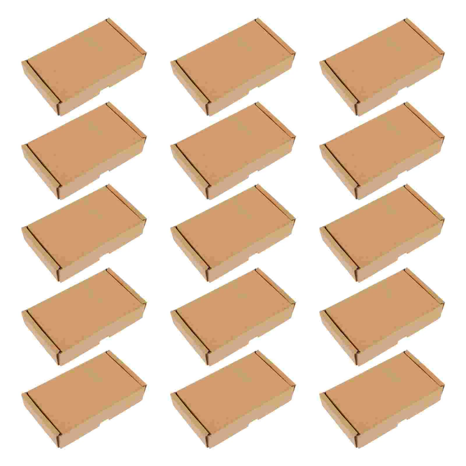 15 Pcs Corrugated Box Mailing Boxes Paper Gift 165x95cm Shipping Express DIY Coffee Board Cases Aircraft