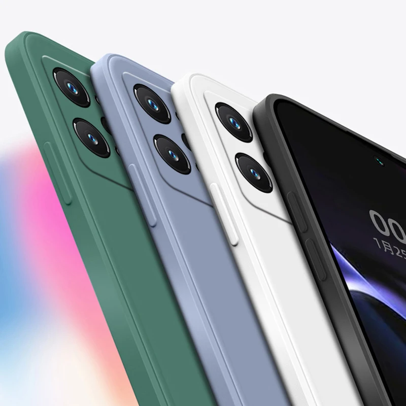 Realmeため9プロケースオリジナル液状シリコーン耐衝撃ケースrealme 9プロのためのrealme 9プロプラスrealme 9i 8i 8プロ