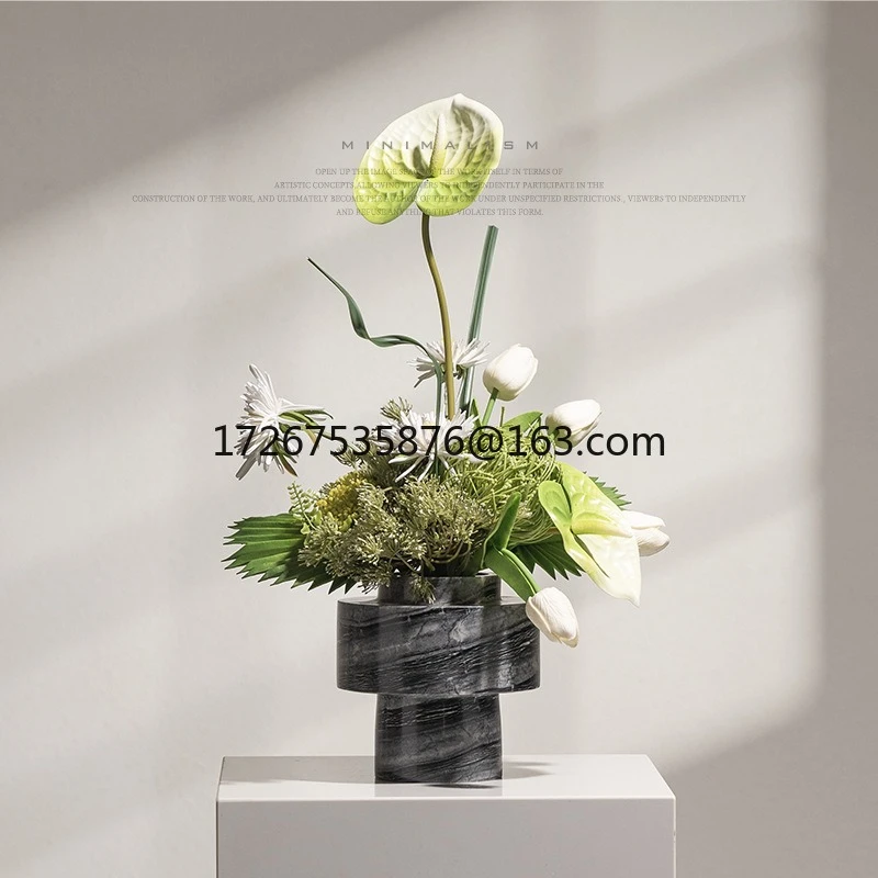 

Negotiation table floral coffee table corner table immortal green moss simulation landscaping green plant ornament